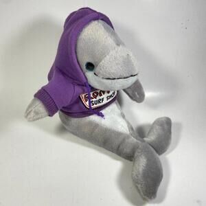 9" 2016 The Petting Zoo Ron Jon Surf Shop Purple Dolphin Plush